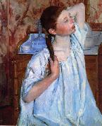 Mary Cassatt Girl Arranging her Hair china oil painting artist